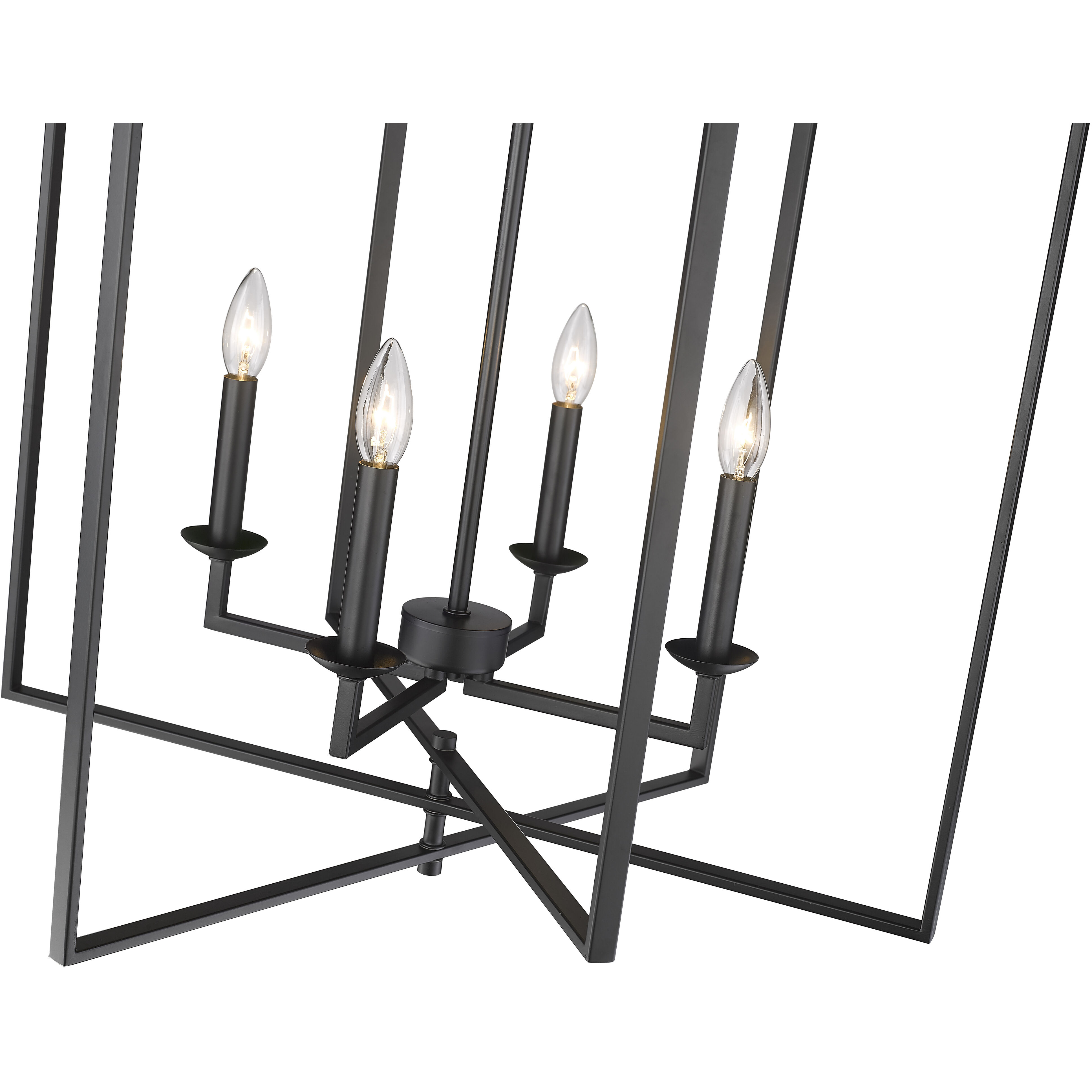 Nellis 4 Light 26 inch Matte Black Pendant Ceiling Light